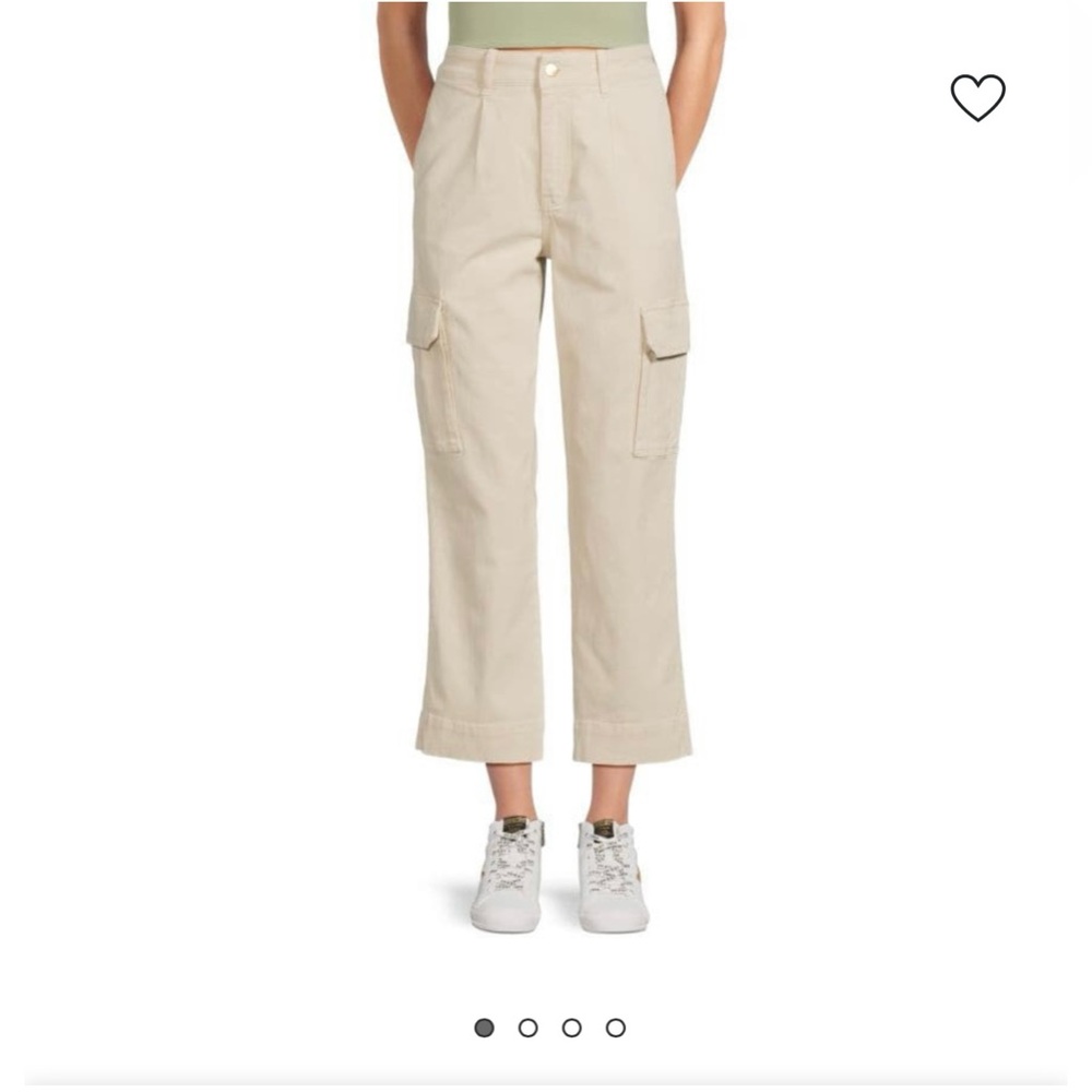 Joe's Jeans The Precious Cargo Straight Leg Pants, Size 30, Color Double Cream